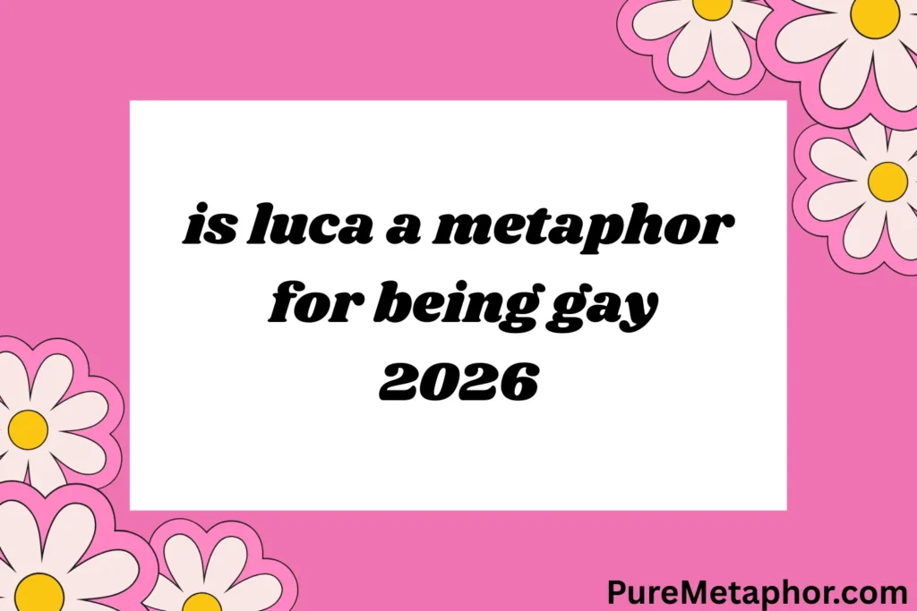 is luca a metaphor for being gay