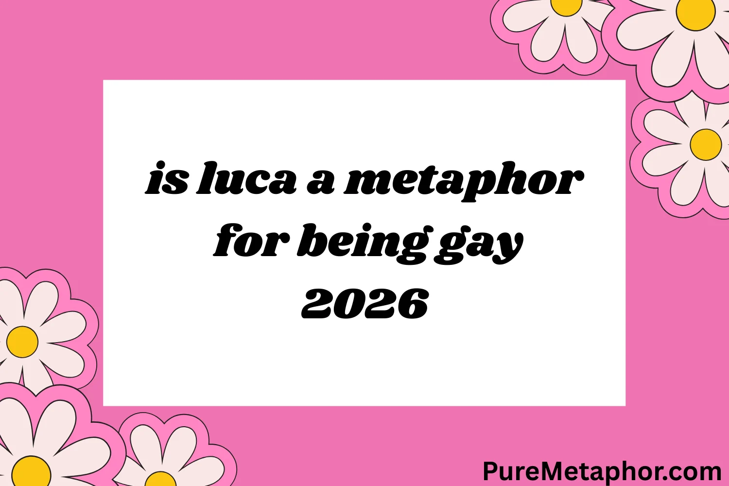 is luca a metaphor for being gay
