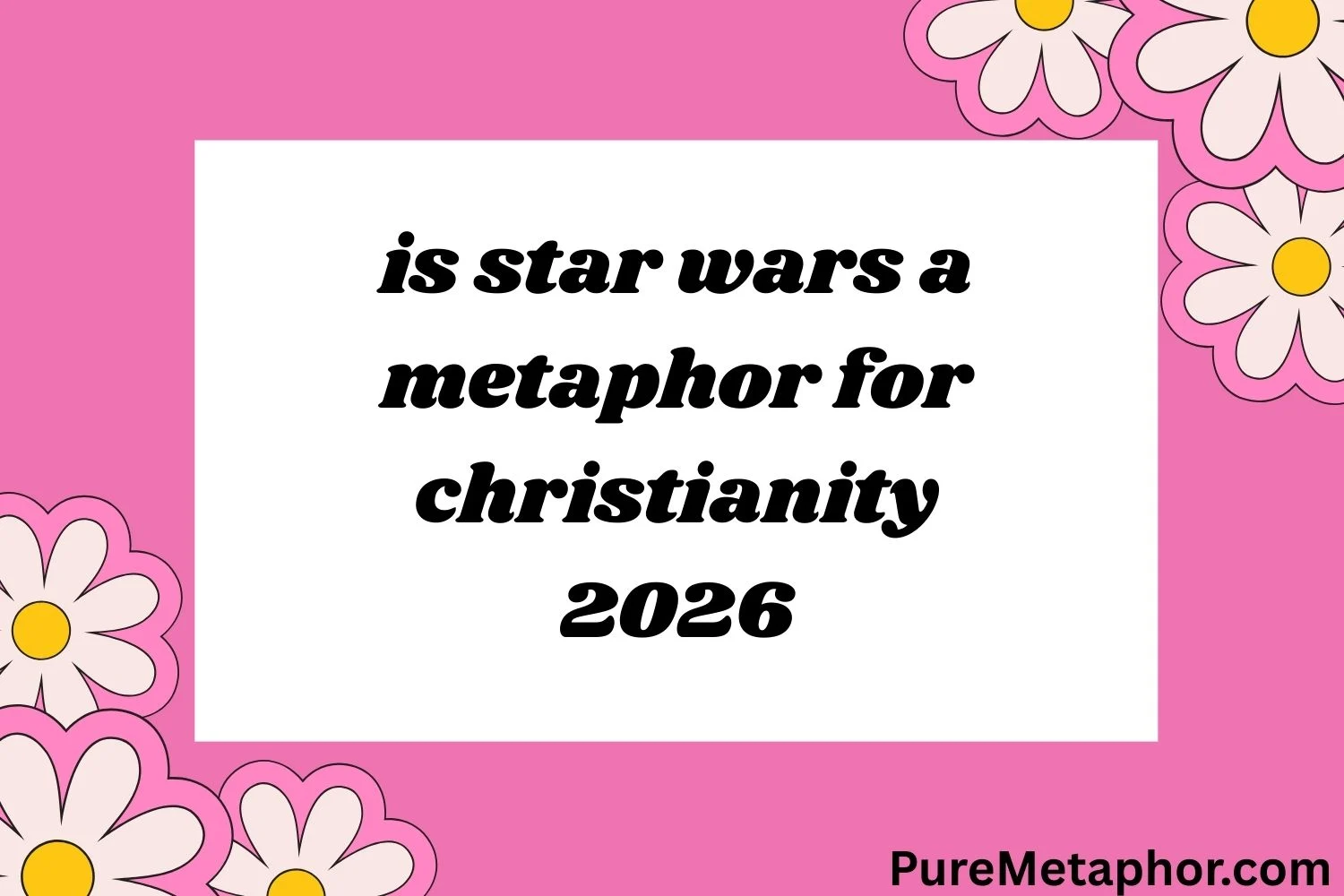is star wars a metaphor for christianity