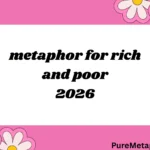 metaphor for rich and poor