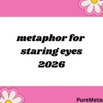 metaphor for staring eyes