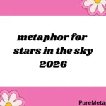 metaphor for stars in the sky