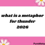 what is a metaphor for thunder