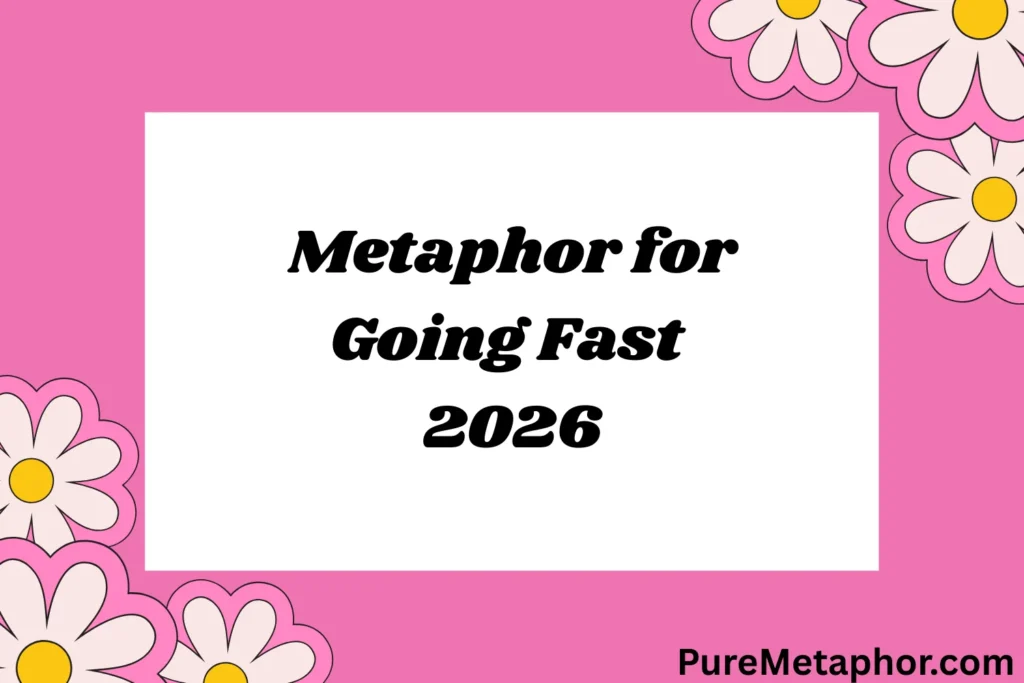 metaphor for going fast