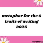 metaphor for the 6 traits of writing
