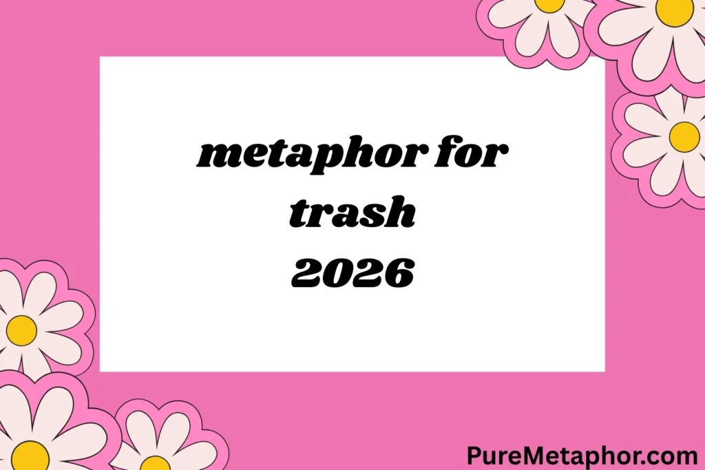 metaphor for trash