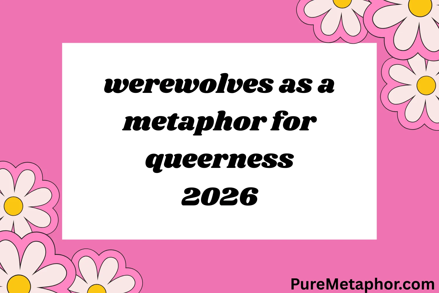 werewolves as a metaphor for queerness