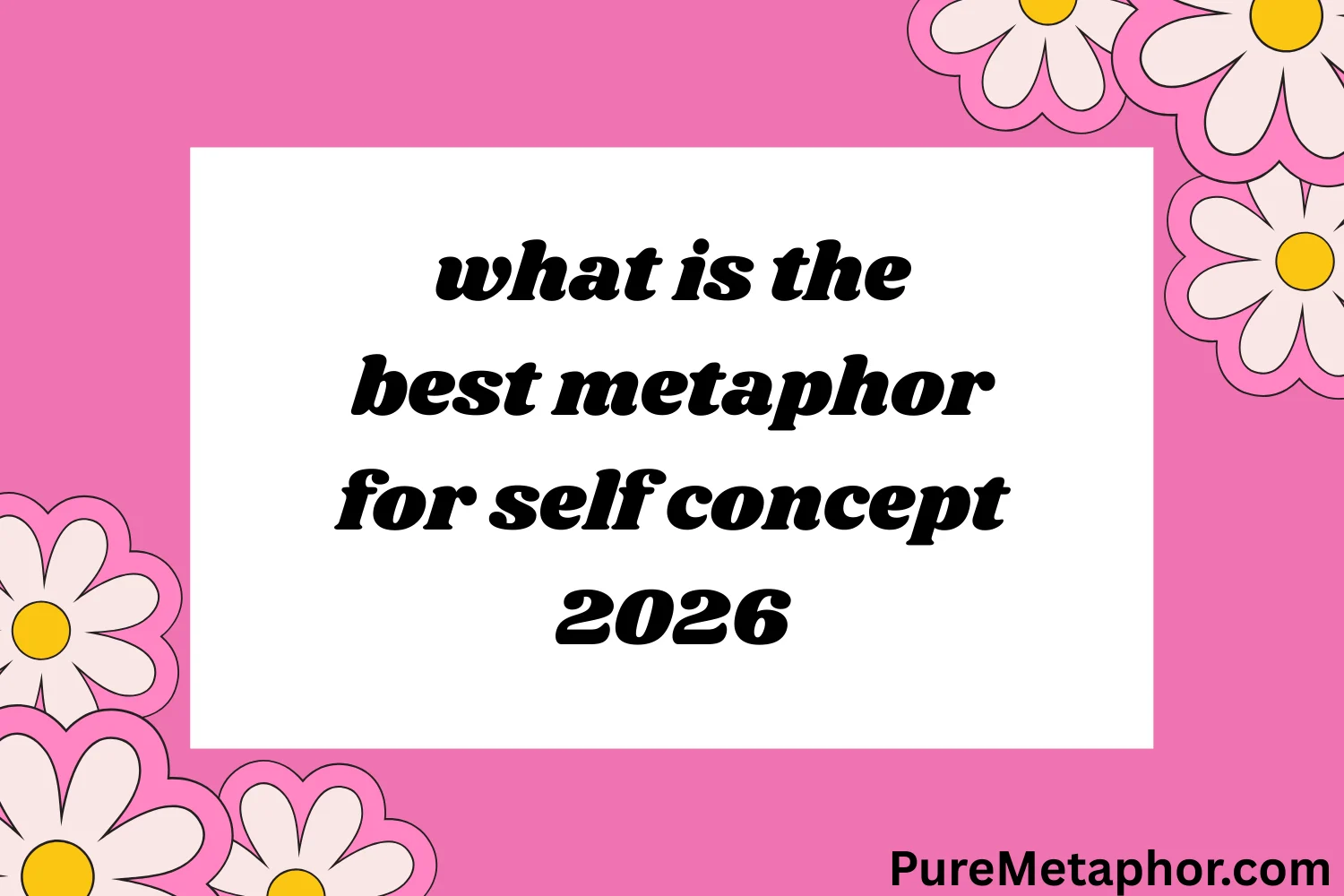 what is the best metaphor for self concept