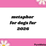metaphor for dogs fur