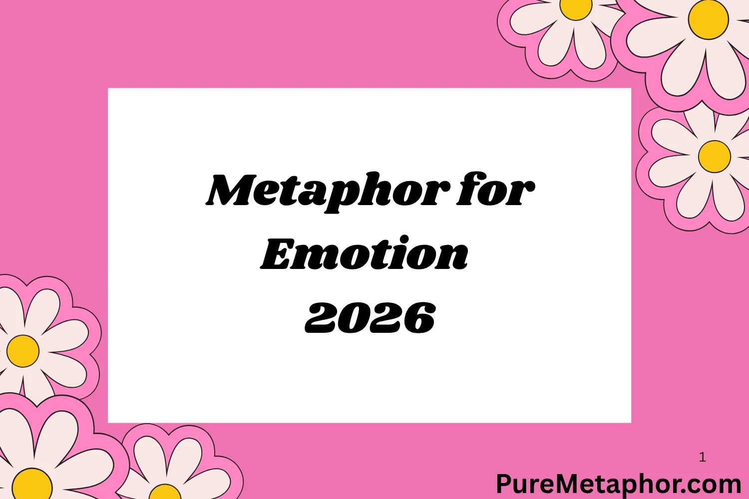 Metaphor for Emotion
