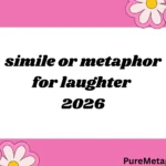 simile or metaphor for laughter