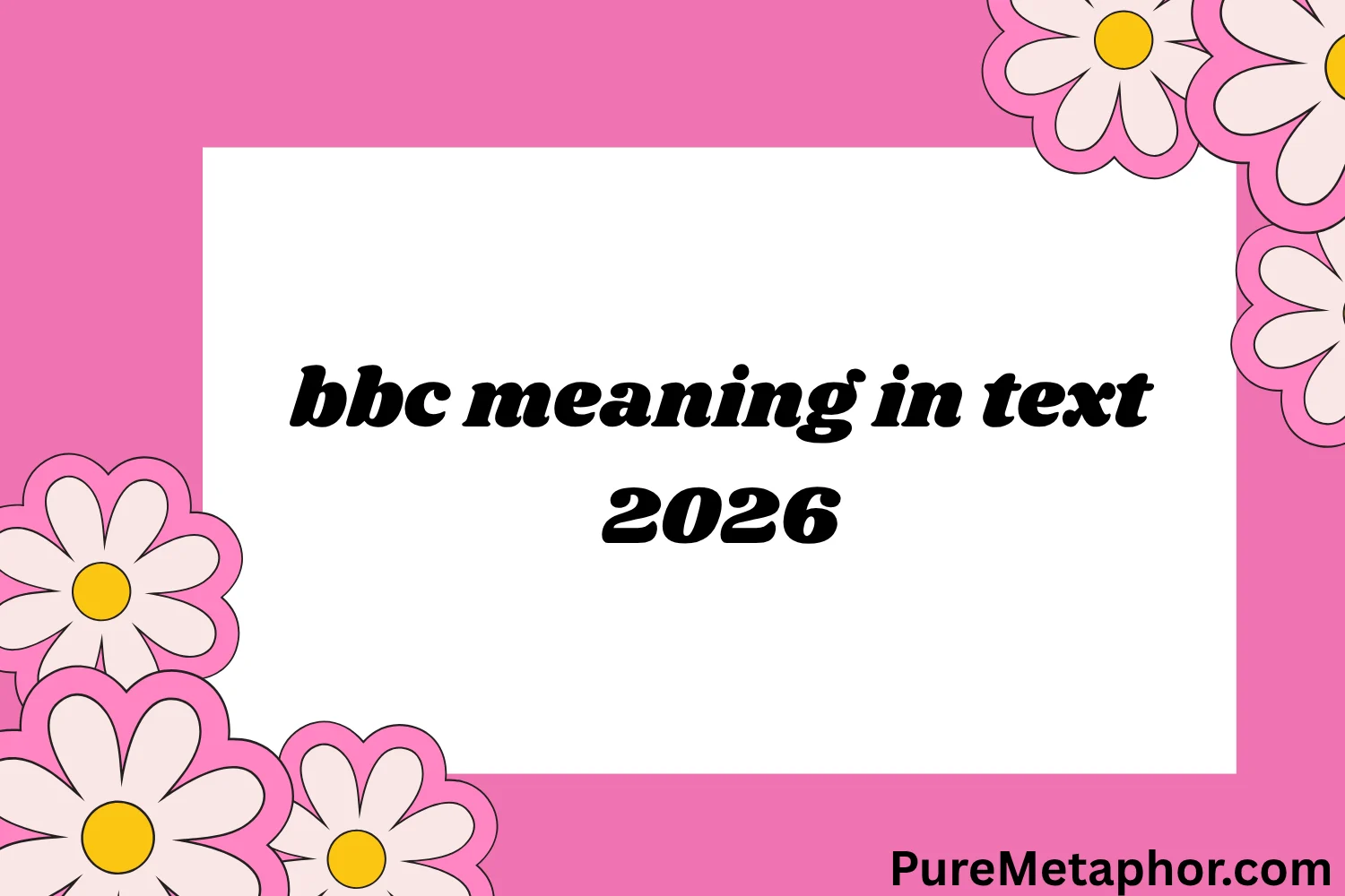 bbc meaning in text