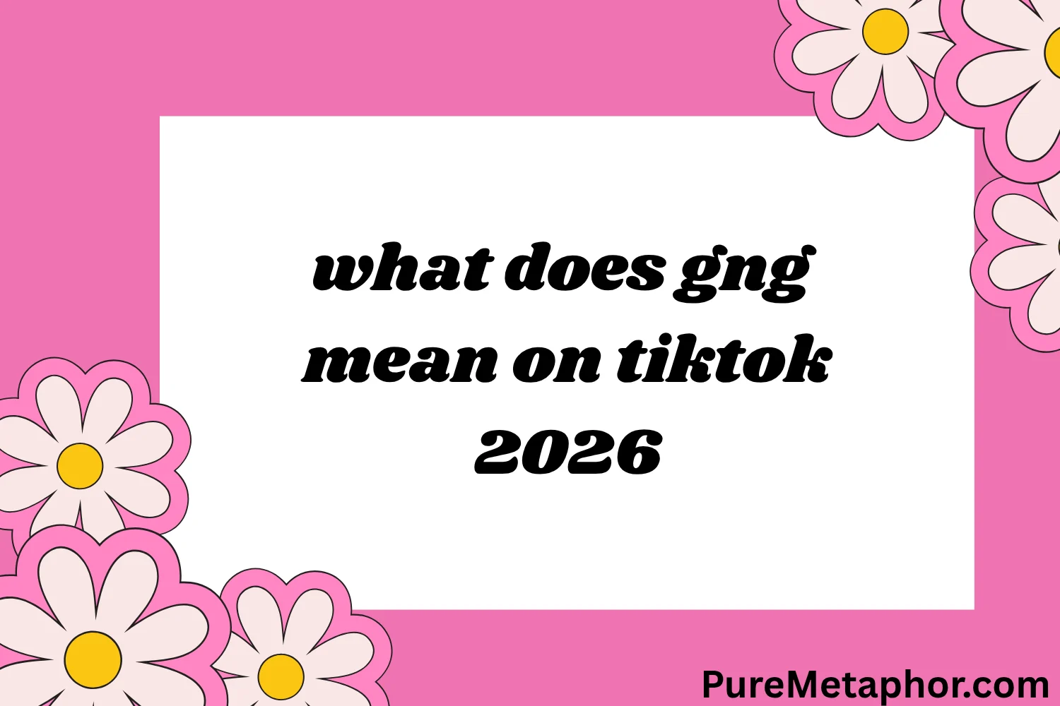 what does gng mean on tiktok