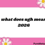 what does ugh mean